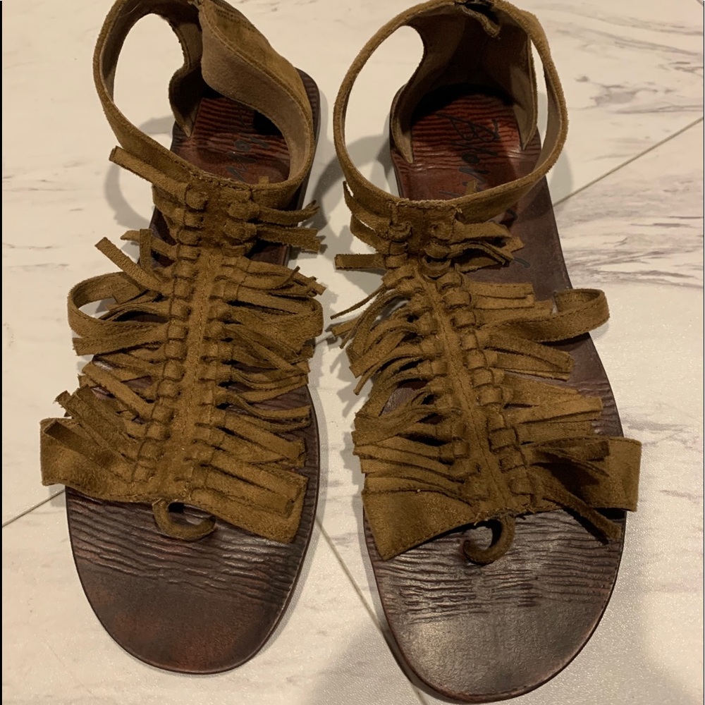 Blowfish leather sandles